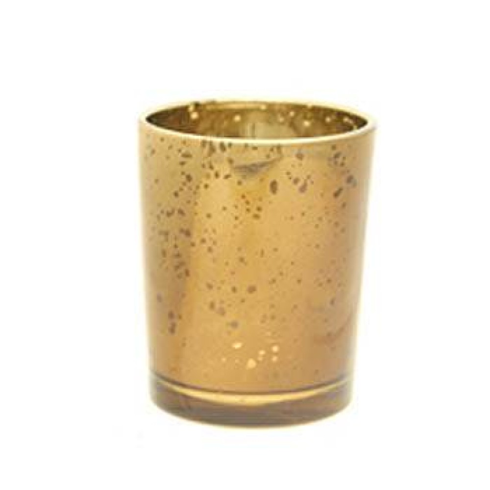 Glass Votive Candle Holder Antique Gold Votive Holders